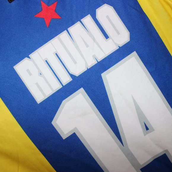 new Talk 'N Text Tropang Texters 2006 PBA Accel #14 RITUALO basketball jersey - Picture 12 of 14